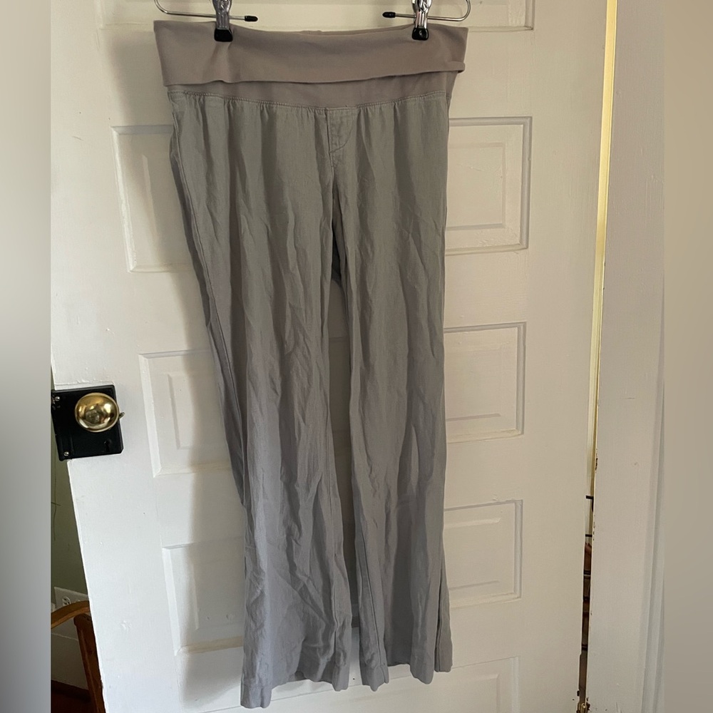 Old Navy Linen Maternity Pants